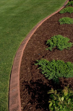 mulch in garden bed